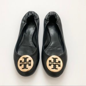 Tory Burch Reva Ballerina Flat Black